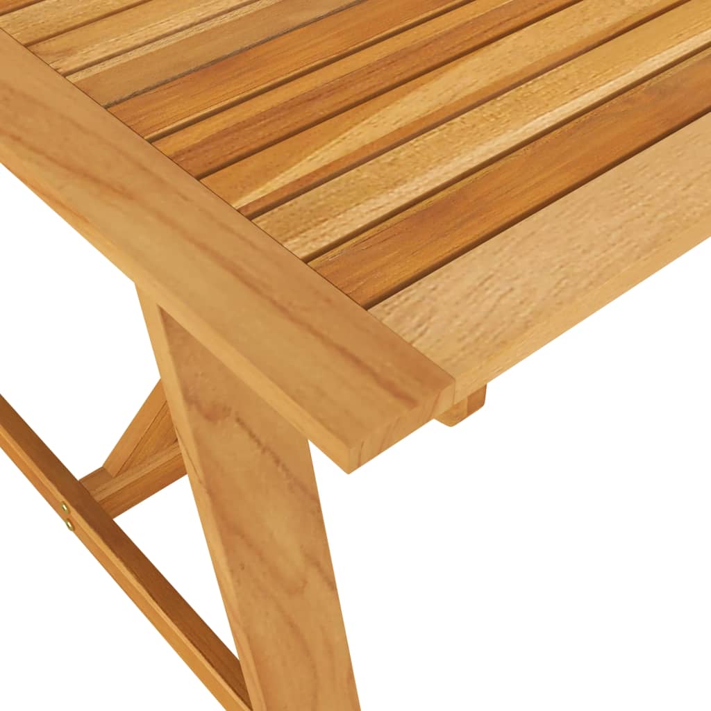 vidaXL Patio Table Outdoor Dining Table Garden Furniture Solid Wood Acacia-17