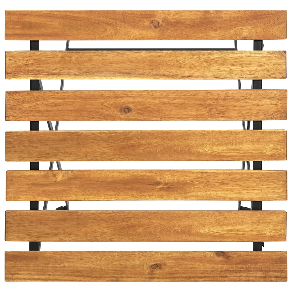vidaXL Bistro Table 21.7"x21.3"x28" Solid Acacia Wood-5