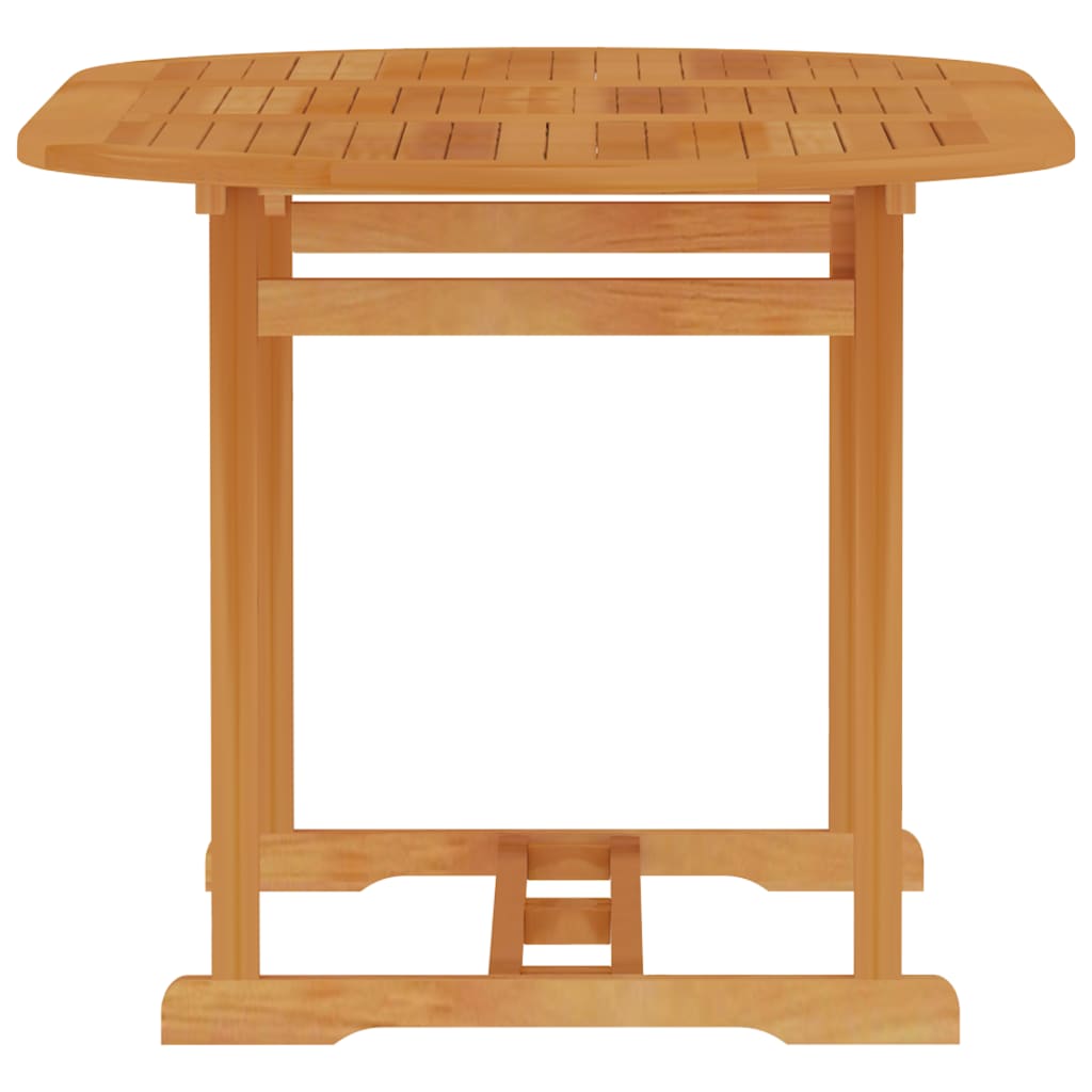 vidaXL Patio Table 59.1"x35.4"x29.5" Solid Teak Wood-2