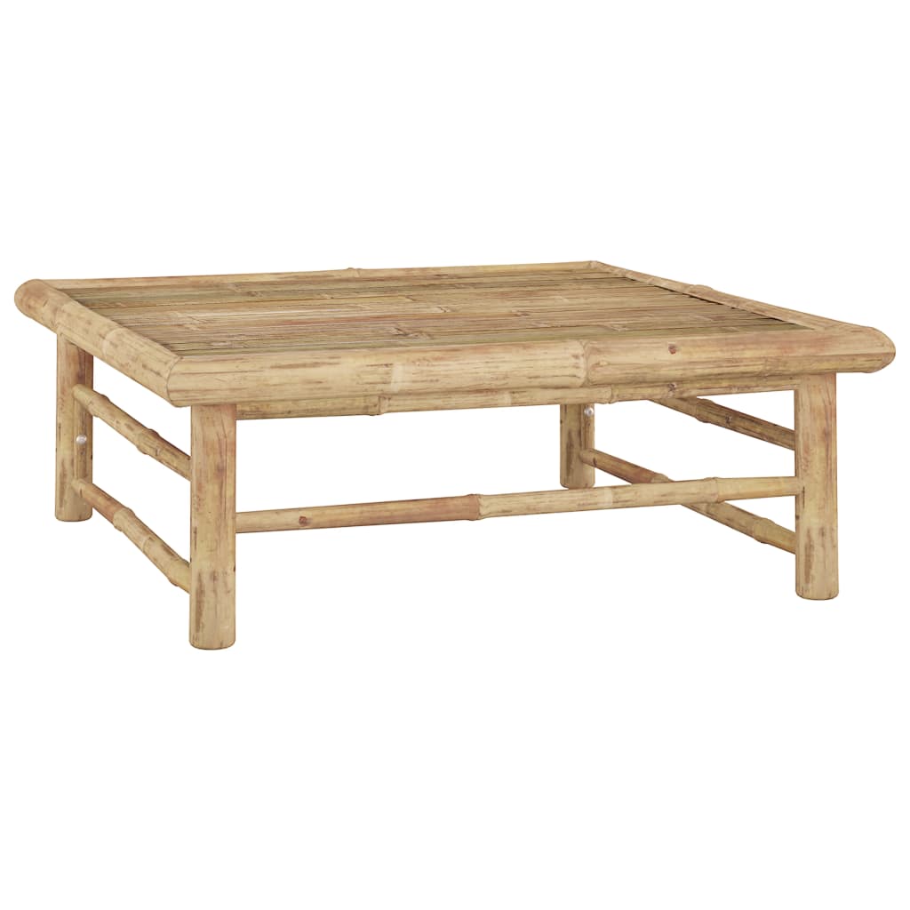 vidaXL Patio Table 25.6"x25.6"x11.8" Bamboo-0
