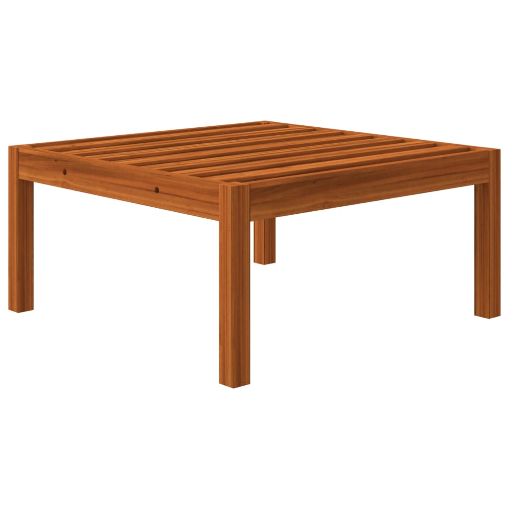 vidaXL Patio Footstool with Cushion Solid Acacia Wood-1