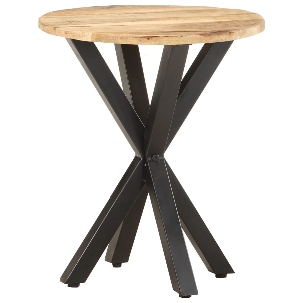 vidaXL Side Table 18.9"x18.9"x22" Solid Mango Wood-5