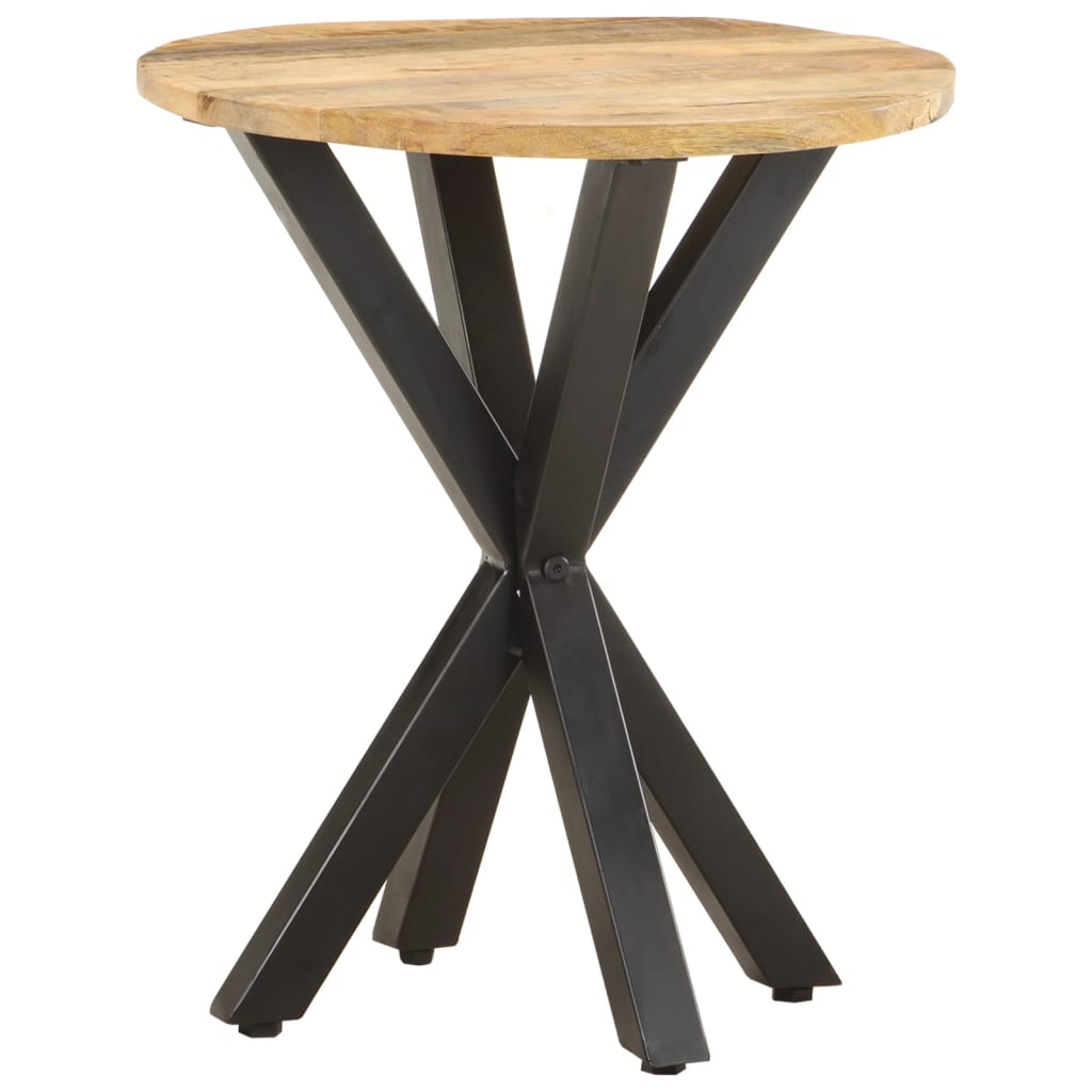 vidaXL Side Table 18.9"x18.9"x22" Solid Mango Wood-6