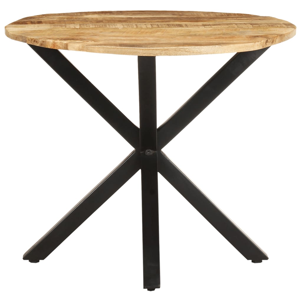 vidaXL Side Table 26.8"x26.8"x22" Solid Mango Wood-1