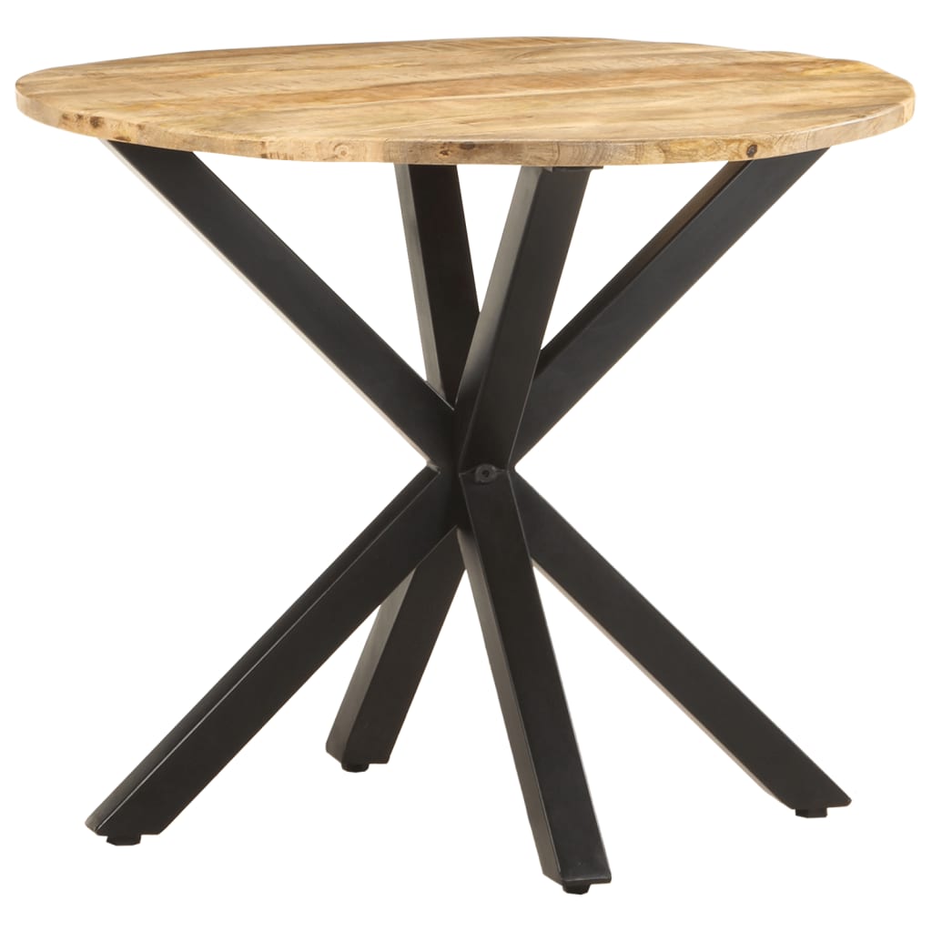 vidaXL Side Table 26.8"x26.8"x22" Solid Mango Wood-5
