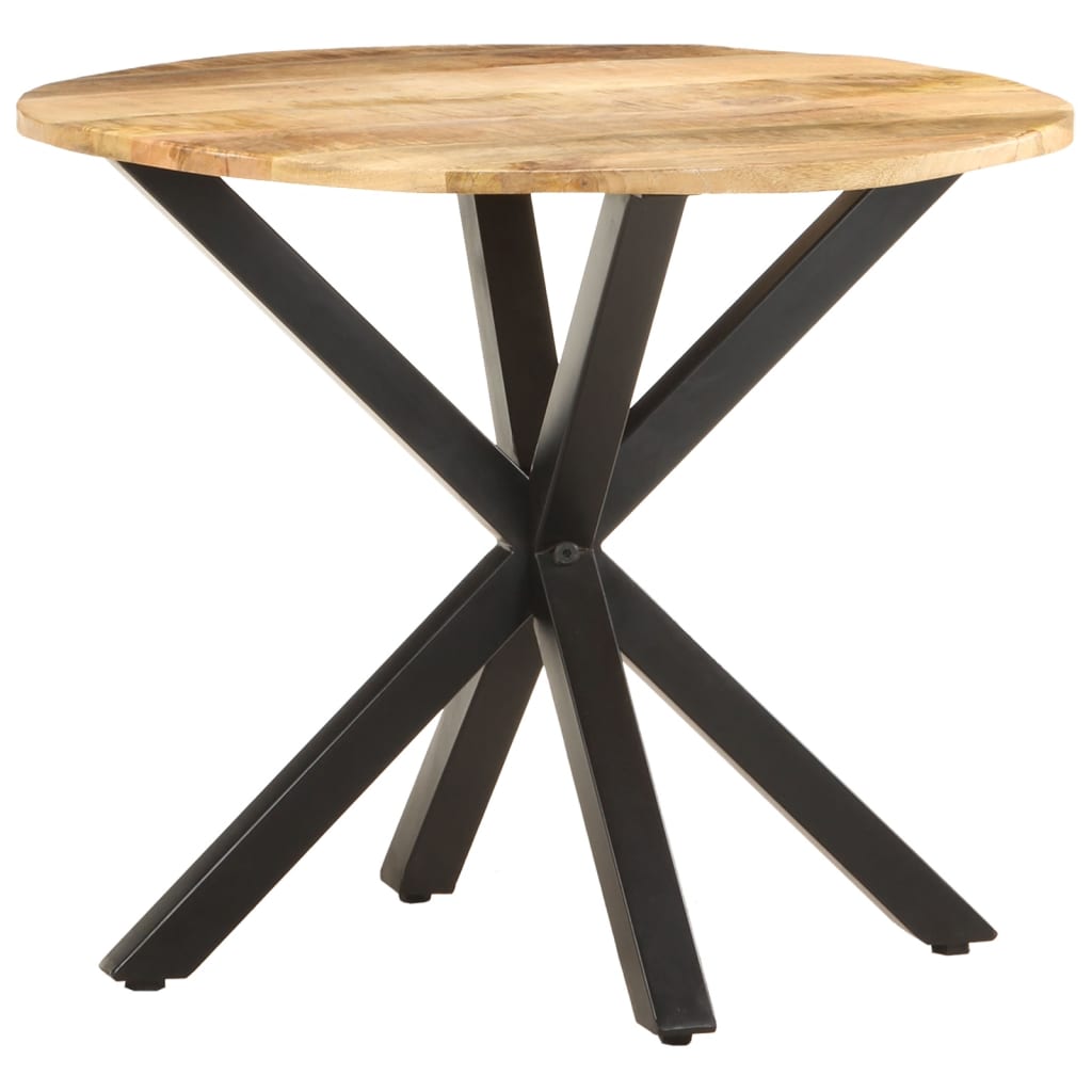 vidaXL Side Table 26.8"x26.8"x22" Solid Mango Wood-6