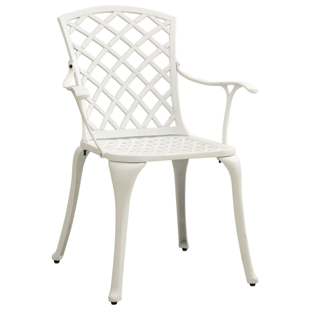 vidaXL Patio Chairs Patio Furniture for Garden Porch Backyard Cast Aluminum-11