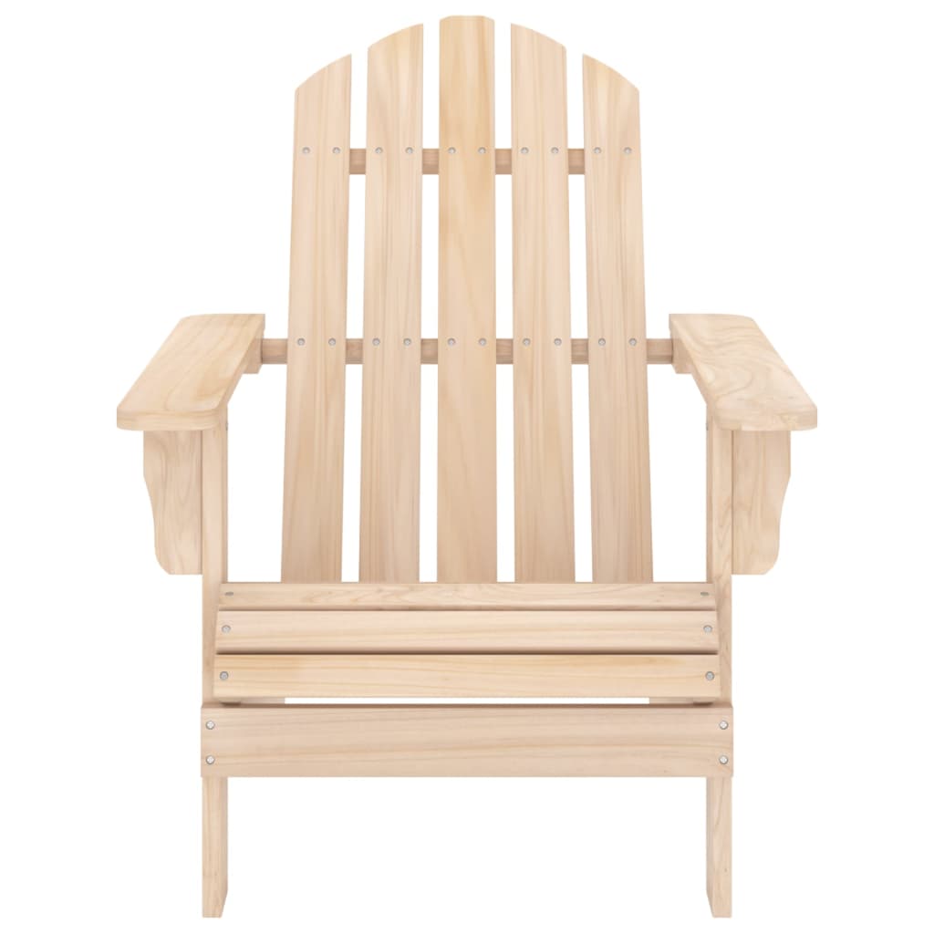 vidaXL Adirondack Chair Lounge Patio Lawn Chair for Garden Solid Wood Fir-7