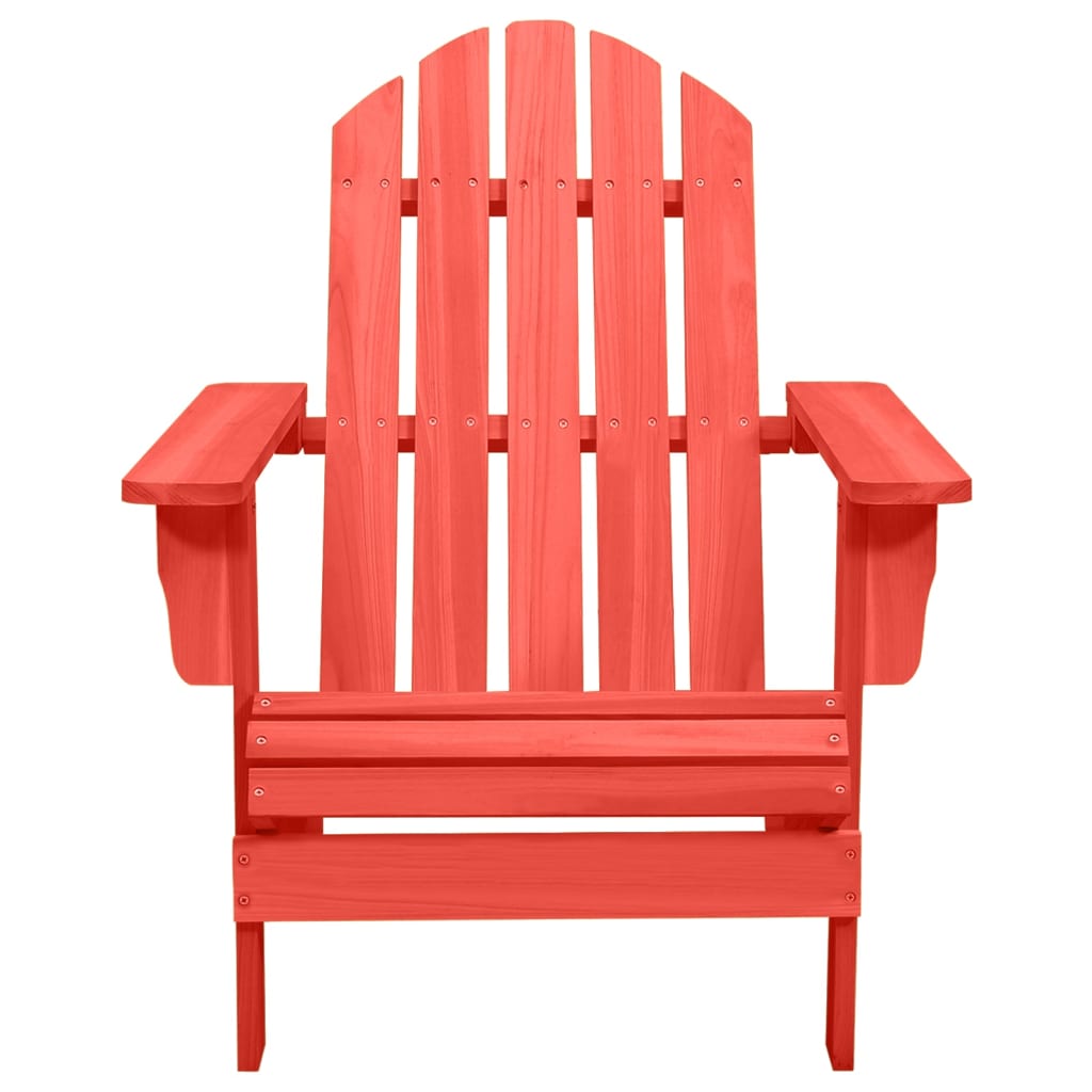 vidaXL Adirondack Chair Lounge Patio Lawn Chair for Garden Solid Wood Fir-13