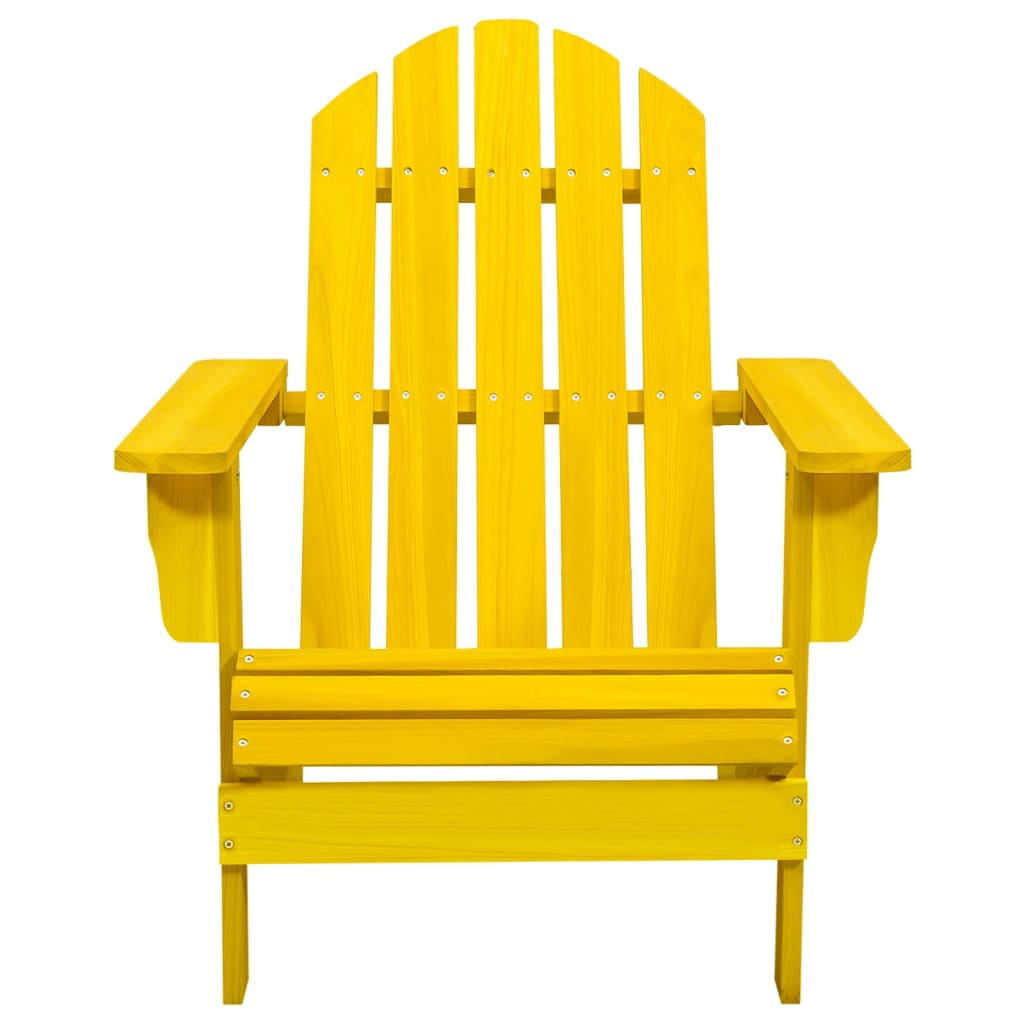 vidaXL Adirondack Chair Lounge Patio Lawn Chair for Garden Solid Wood Fir-19