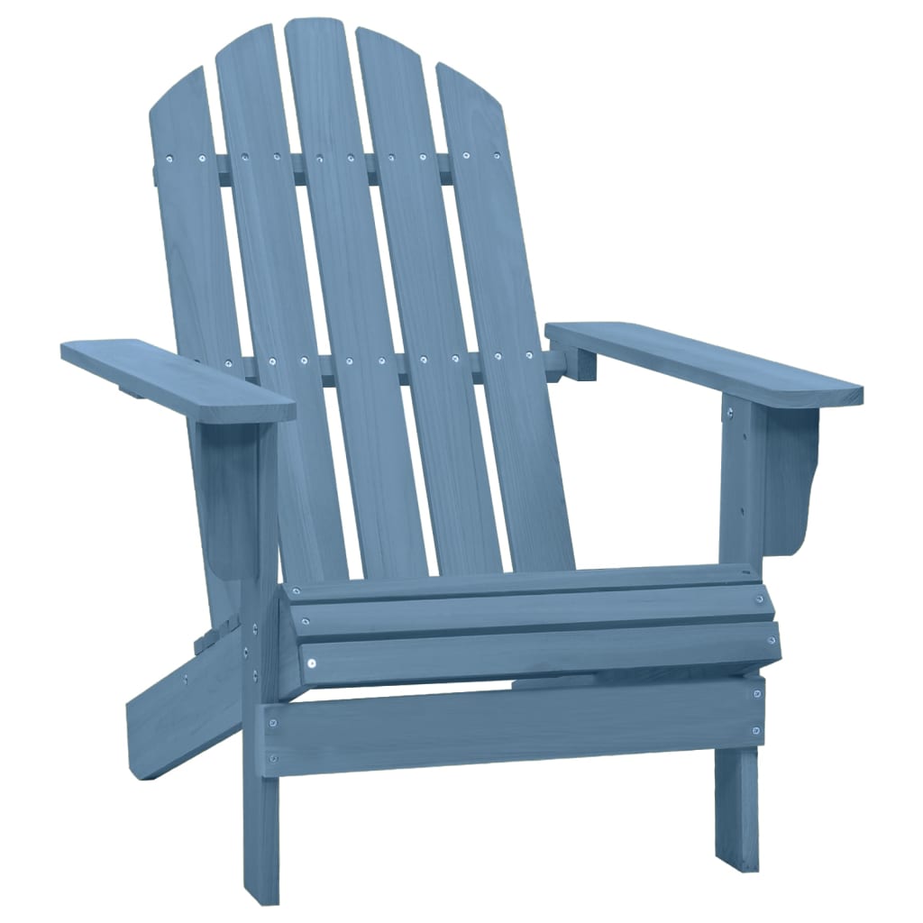 vidaXL Adirondack Chair Lounge Patio Lawn Chair for Garden Solid Wood Fir-21