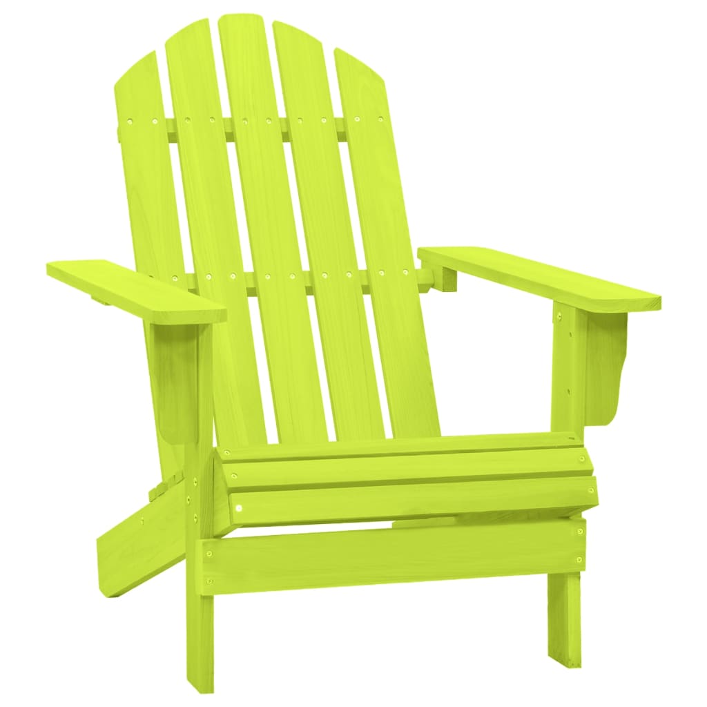 vidaXL Adirondack Chair Lounge Patio Lawn Chair for Garden Solid Wood Fir-4