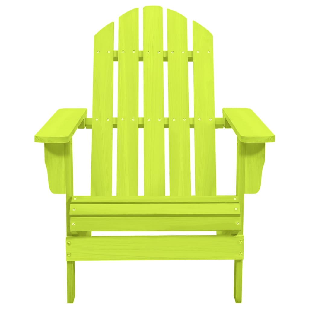 vidaXL Adirondack Chair Lounge Patio Lawn Chair for Garden Solid Wood Fir-6