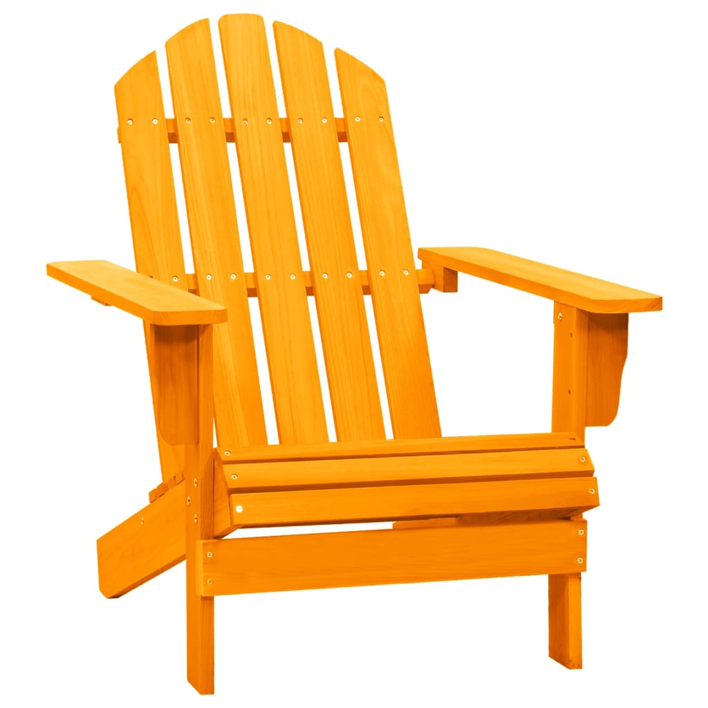 vidaXL Adirondack Chair Lounge Patio Lawn Chair for Garden Solid Wood Fir-16