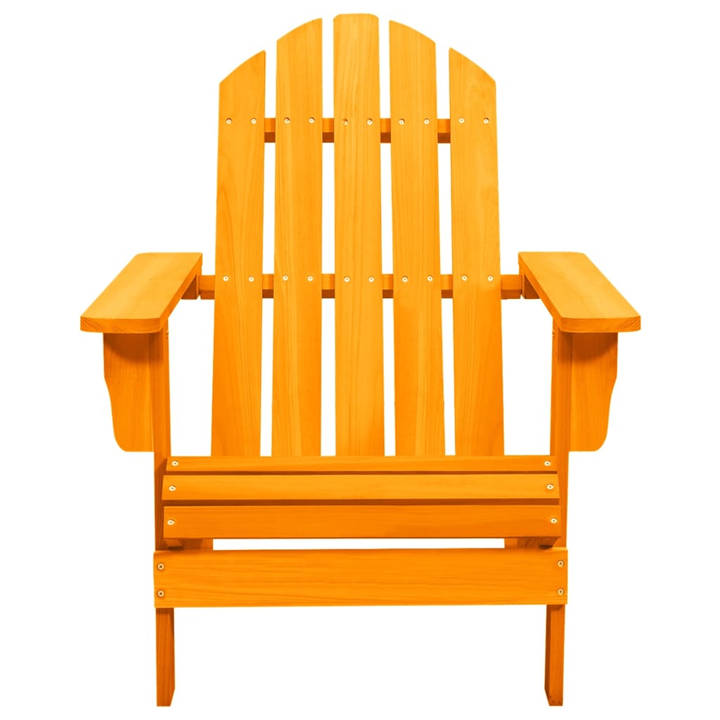 vidaXL Adirondack Chair Lounge Patio Lawn Chair for Garden Solid Wood Fir-18