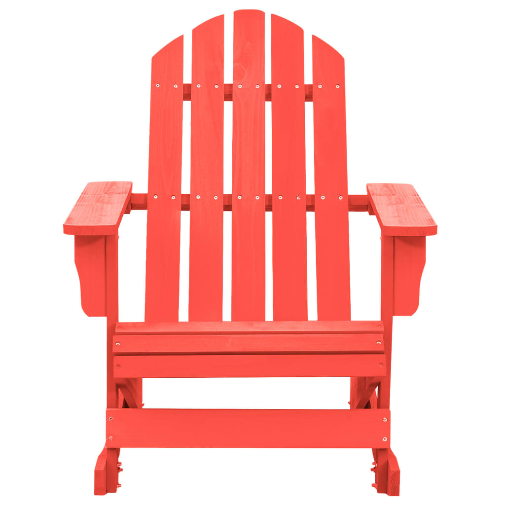 vidaXL Adirondack Rocking Chair Lounge Patio Chair for Garden Solid Wood Fir-20