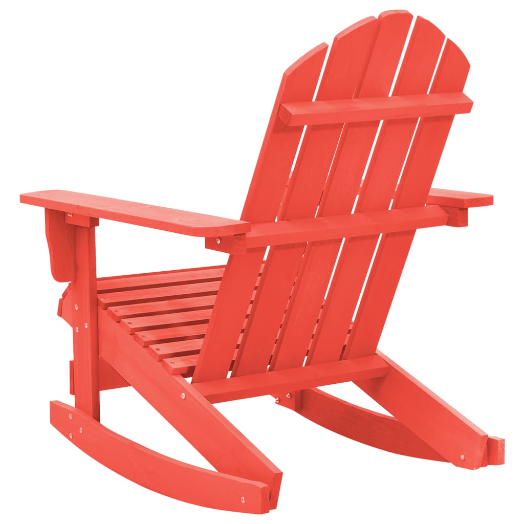 vidaXL Adirondack Rocking Chair Lounge Patio Chair for Garden Solid Wood Fir-22