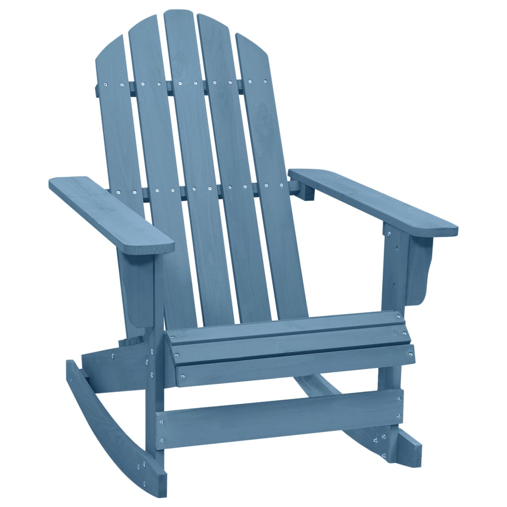 vidaXL Adirondack Rocking Chair Lounge Patio Chair for Garden Solid Wood Fir-40