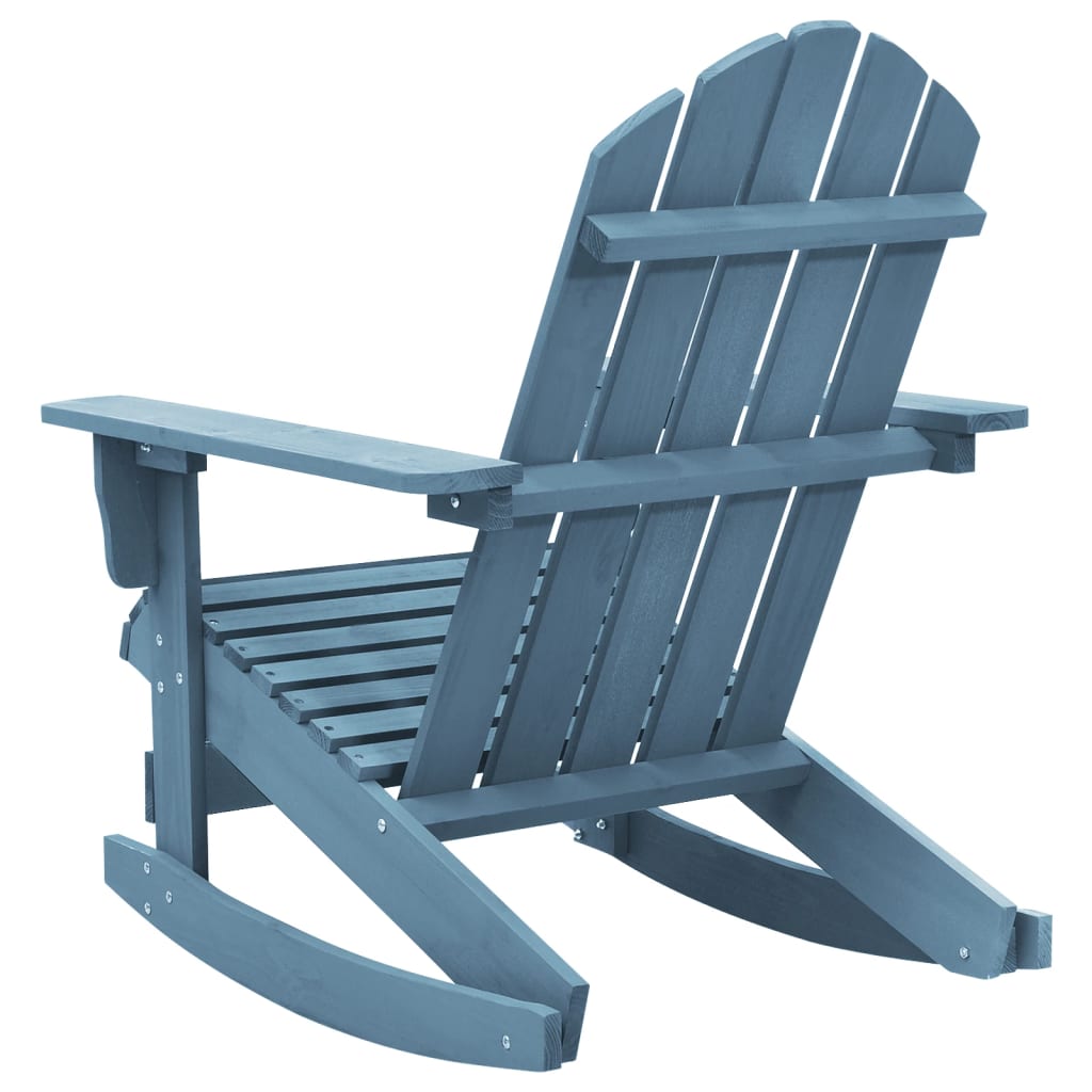 vidaXL Adirondack Rocking Chair Lounge Patio Chair for Garden Solid Wood Fir-2