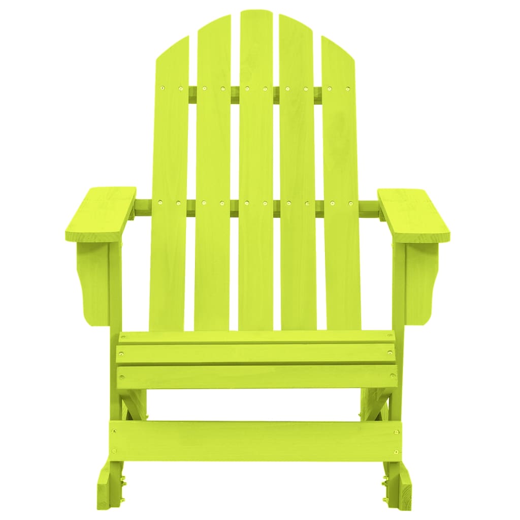 vidaXL Adirondack Rocking Chair Lounge Patio Chair for Garden Solid Wood Fir-15