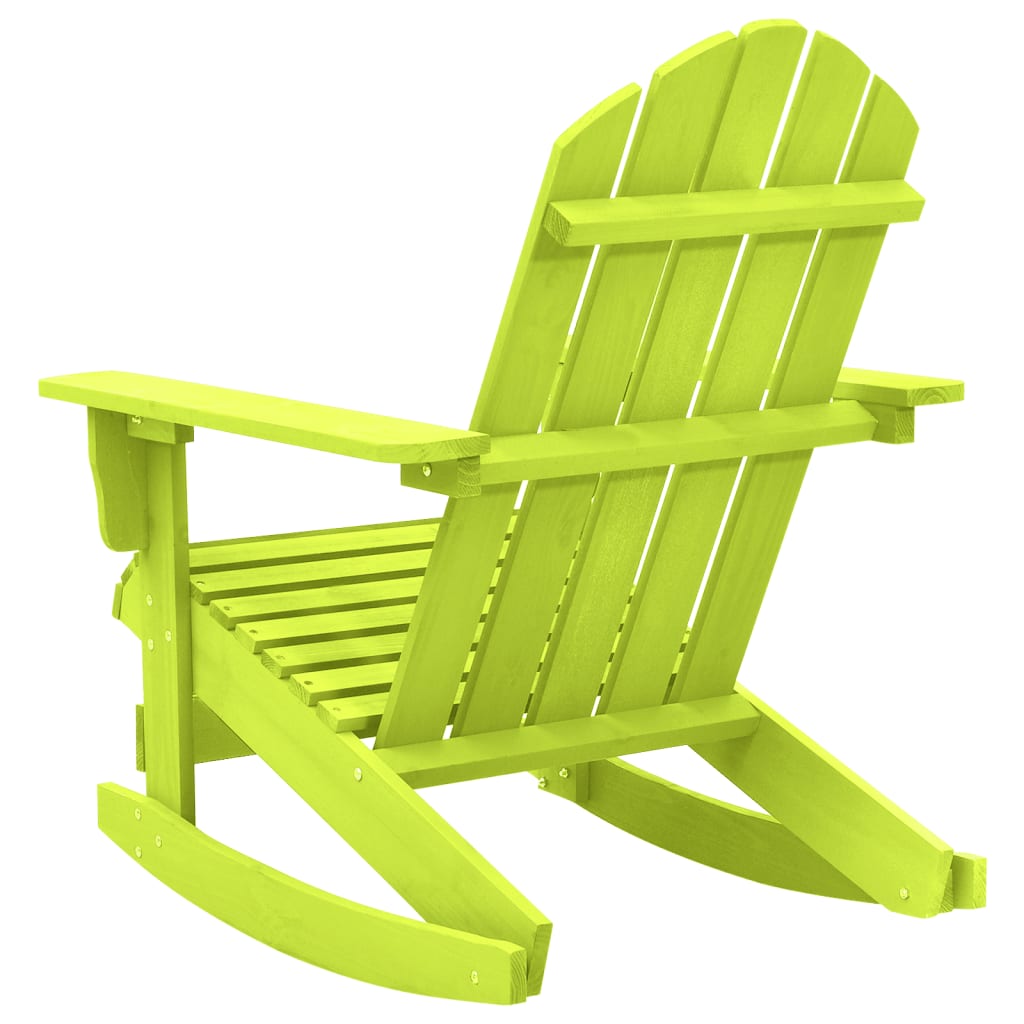 vidaXL Adirondack Rocking Chair Lounge Patio Chair for Garden Solid Wood Fir-17