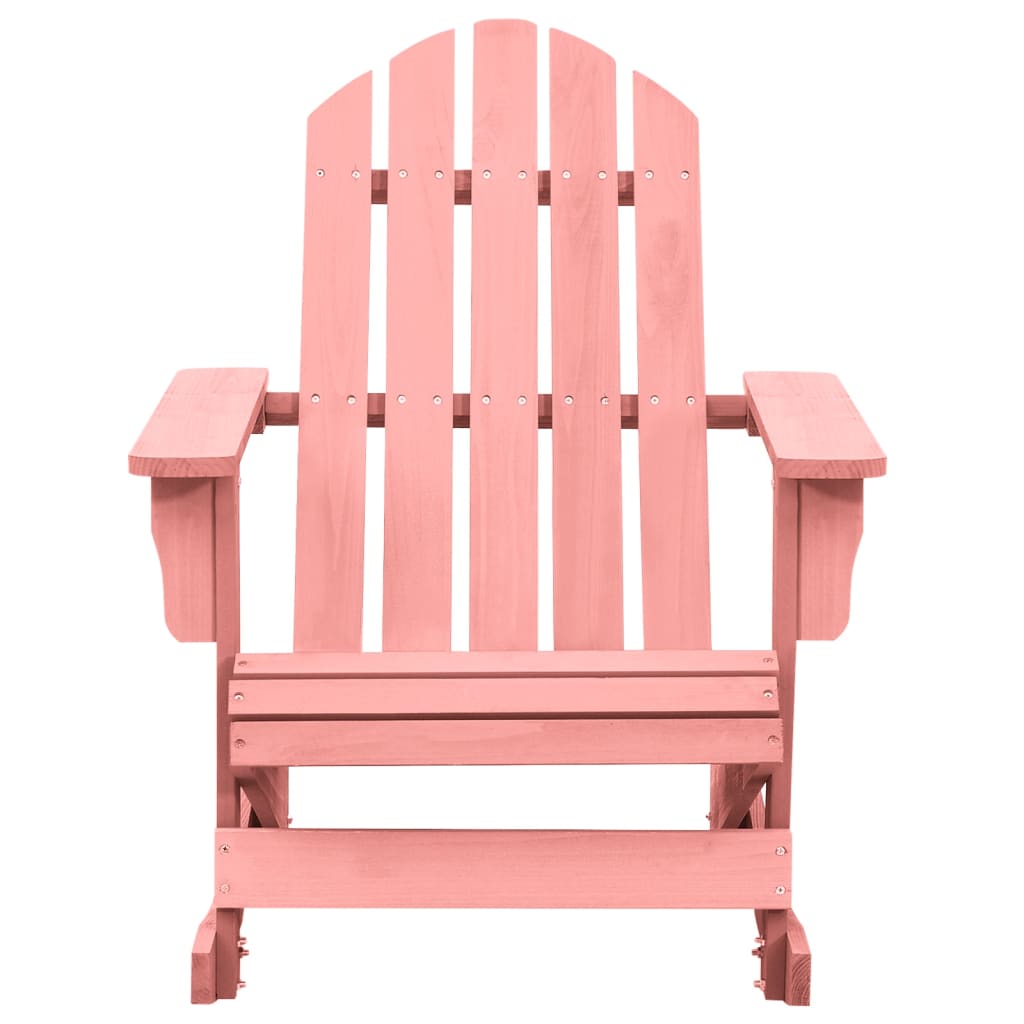 vidaXL Adirondack Rocking Chair Lounge Patio Chair for Garden Solid Wood Fir-27