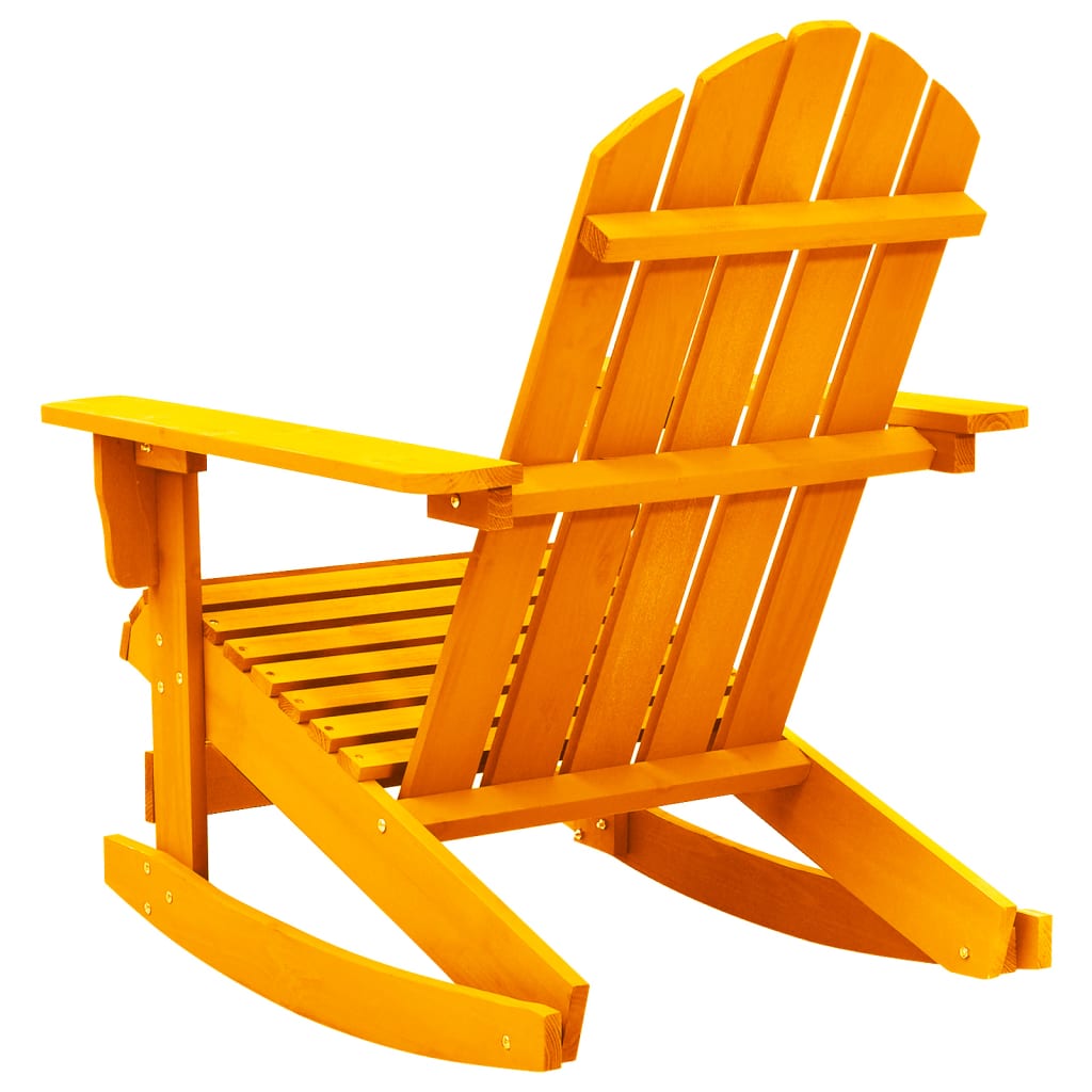 vidaXL Adirondack Rocking Chair Lounge Patio Chair for Garden Solid Wood Fir-41