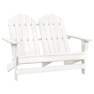 vidaXL 2-Seater Patio Adirondack Chair Solid Wood Fir Blue-22