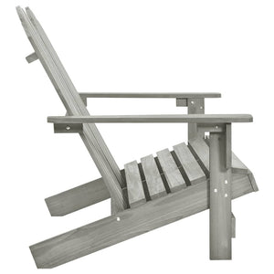 vidaXL 2-Seater Patio Adirondack Chair Solid Wood Fir Blue-48