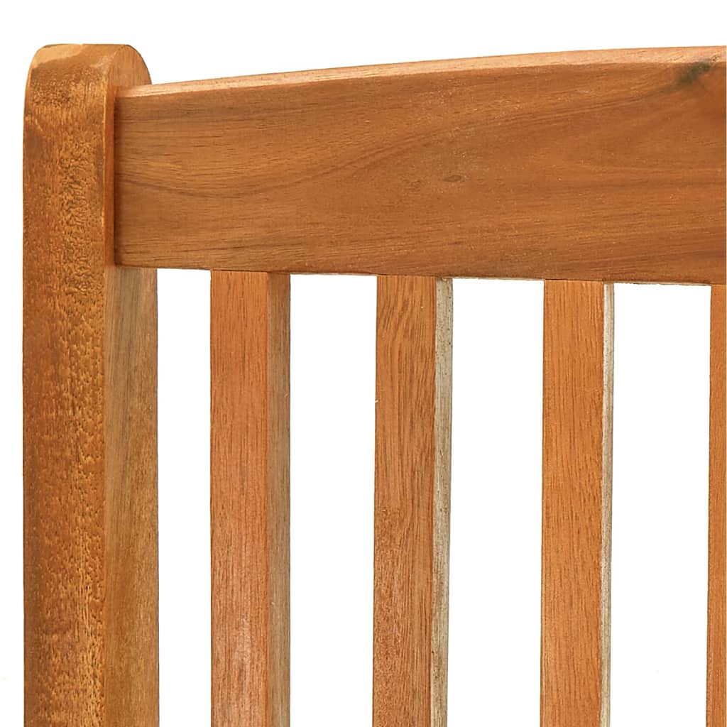 vidaXL Folding Patio Chairs 2 pcs Solid Eucalyptus Wood-6