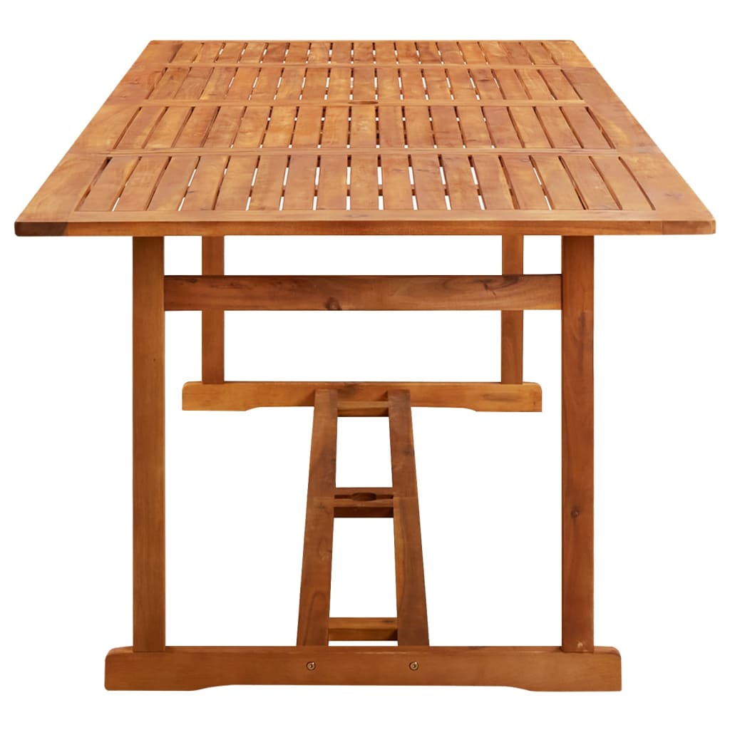 vidaXL Outdoor Dining Table Patio Table Garden Furniture Solid Wood Acacia-12