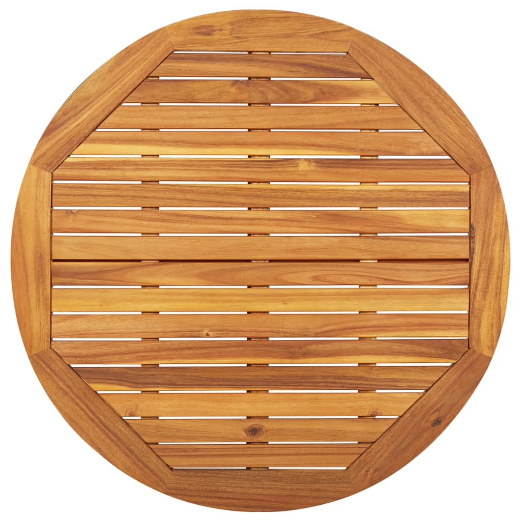 vidaXL Patio Table 33.5"x33.5"x29.5" Solid Wood Acacia-3