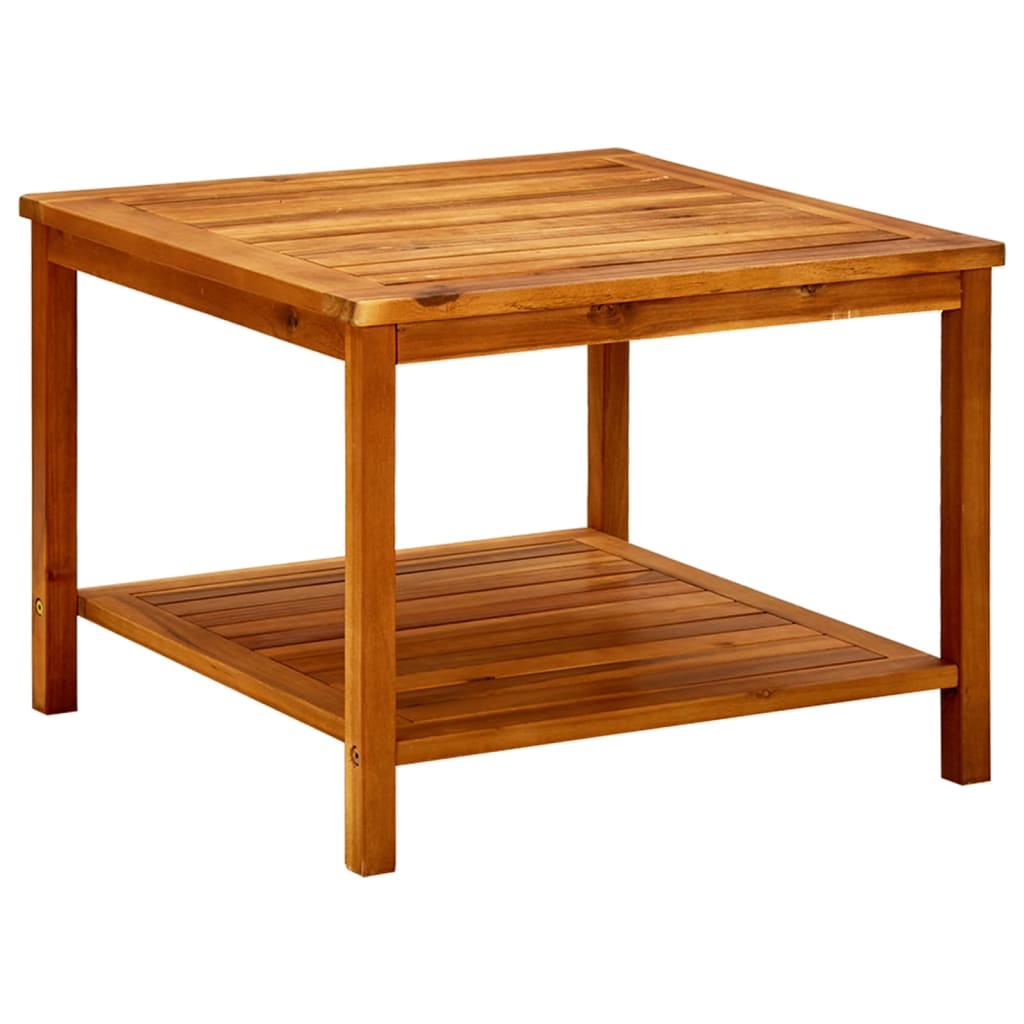 vidaXL Side Table End Table Coffee Table Indoor Outdoor Solid Wood Acacia-2