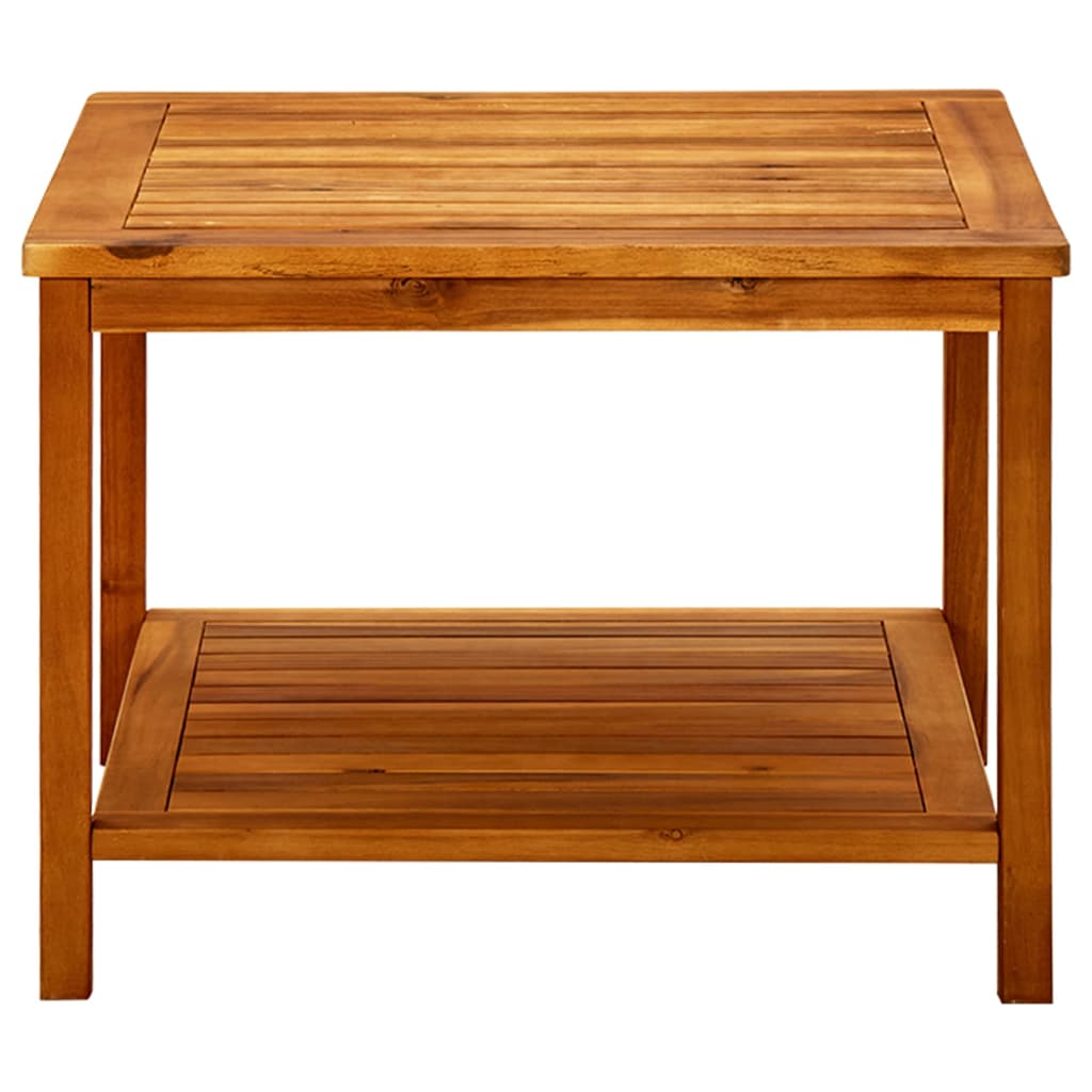 vidaXL Side Table End Table Coffee Table Indoor Outdoor Solid Wood Acacia-10