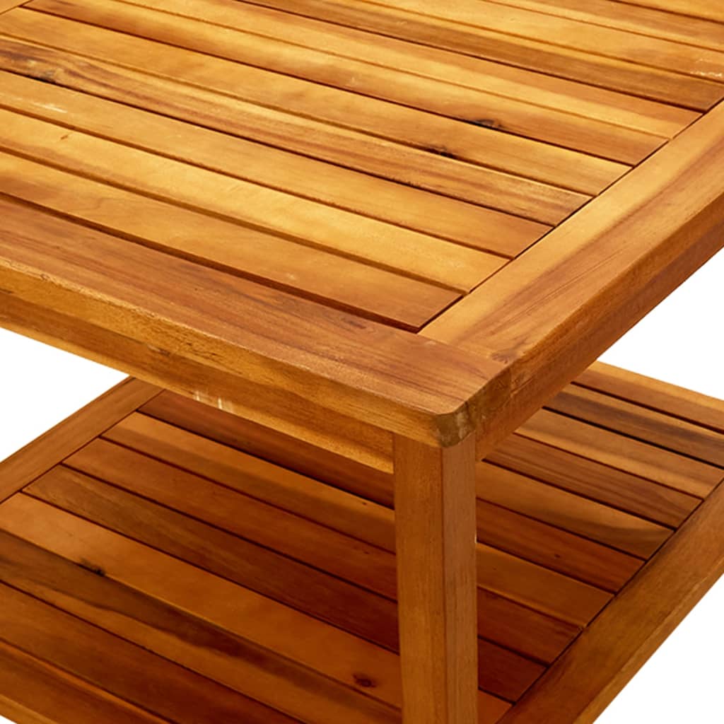 vidaXL Side Table End Table Coffee Table Indoor Outdoor Solid Wood Acacia-14