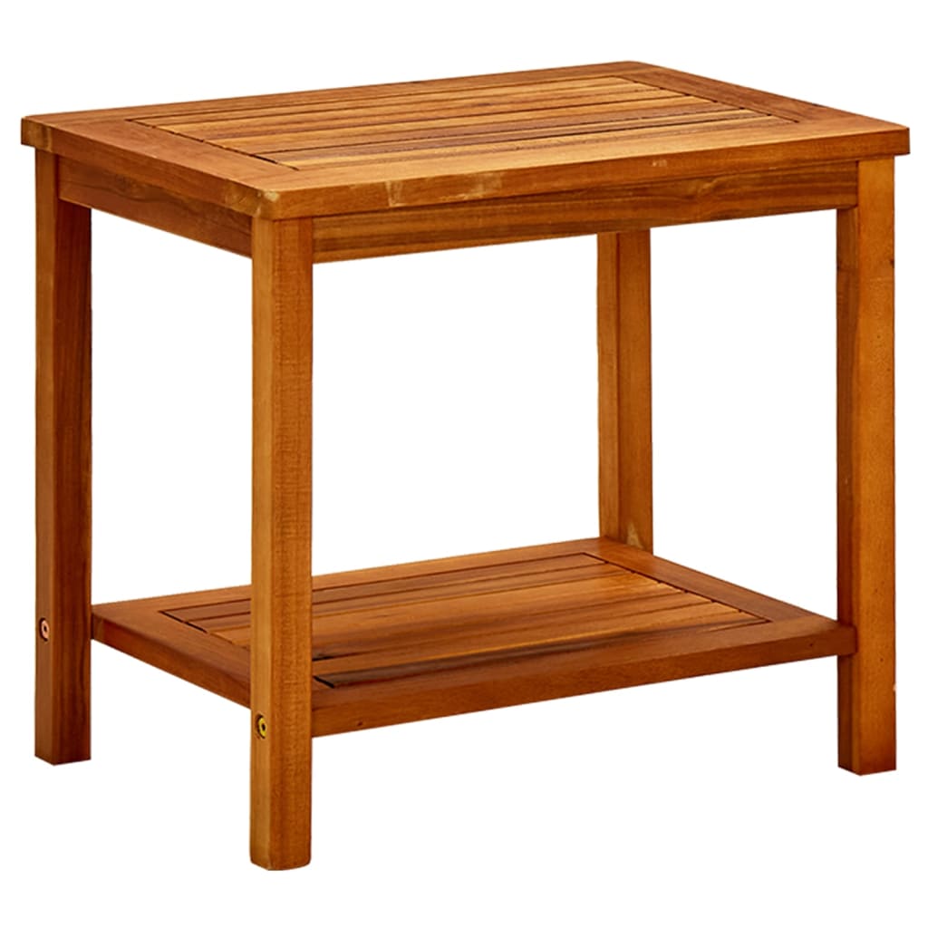 vidaXL Side Table End Table Coffee Table Indoor Outdoor Solid Wood Acacia-11