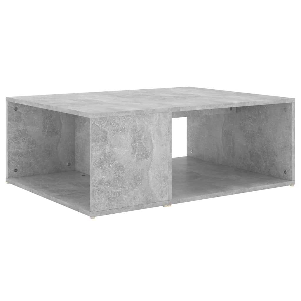 vidaXL Coffee Table White Chipboard Side Sofa Accent High Gloss White/White-11