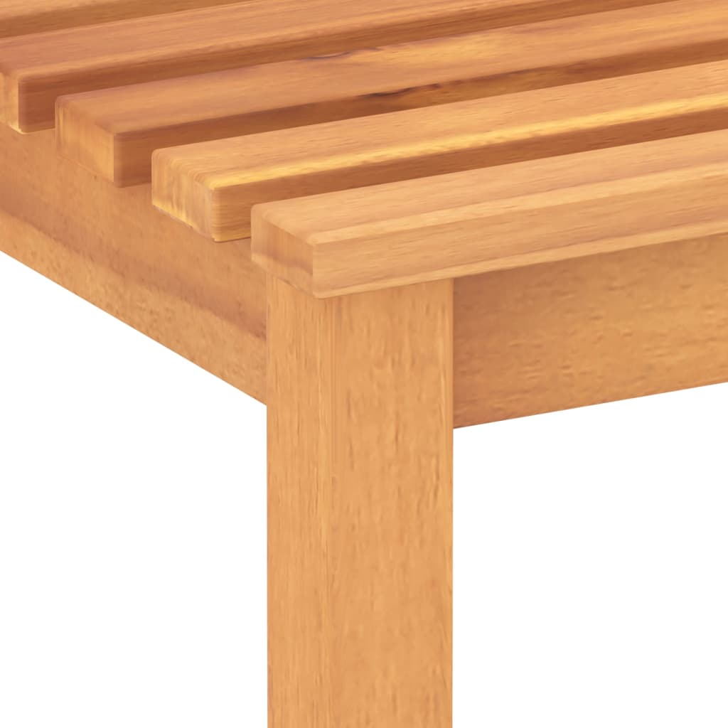 vidaXL Outdoor Patio Bench Garden Bench with Wooden Frame Solid Wood Teak-20