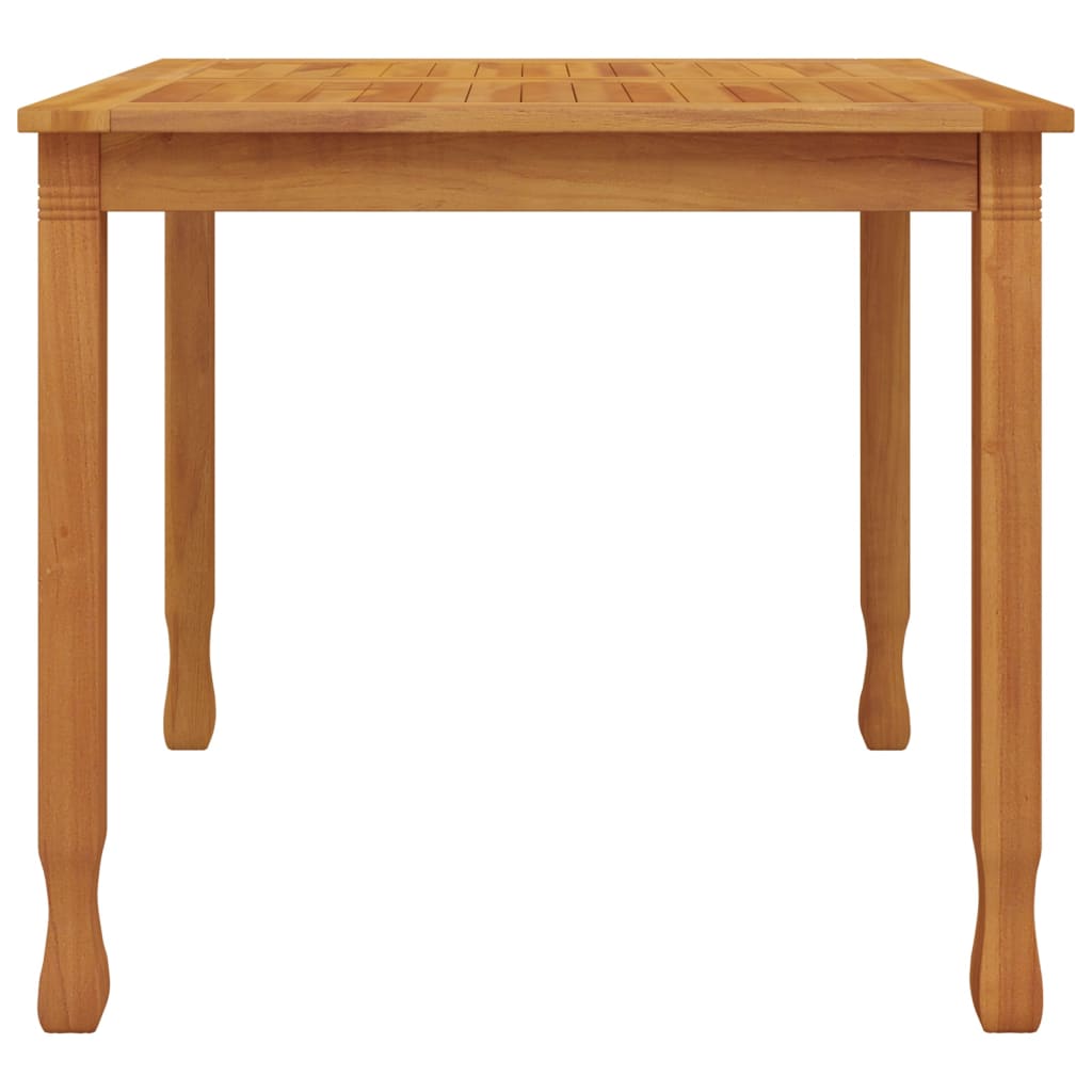 vidaXL Dining Table Rectangular Dining Room Table Furniture Solid Wood Teak-10