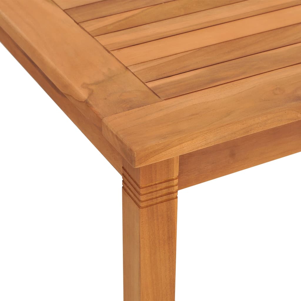 vidaXL Dining Table Rectangular Dining Room Table Furniture Solid Wood Teak-14