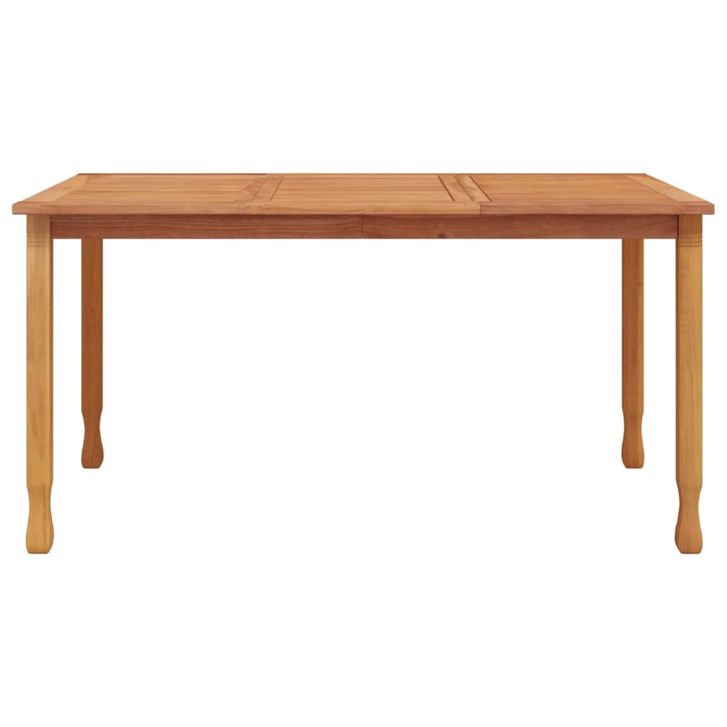 vidaXL Dining Table Rectangular Dining Room Table Furniture Solid Wood Teak-22