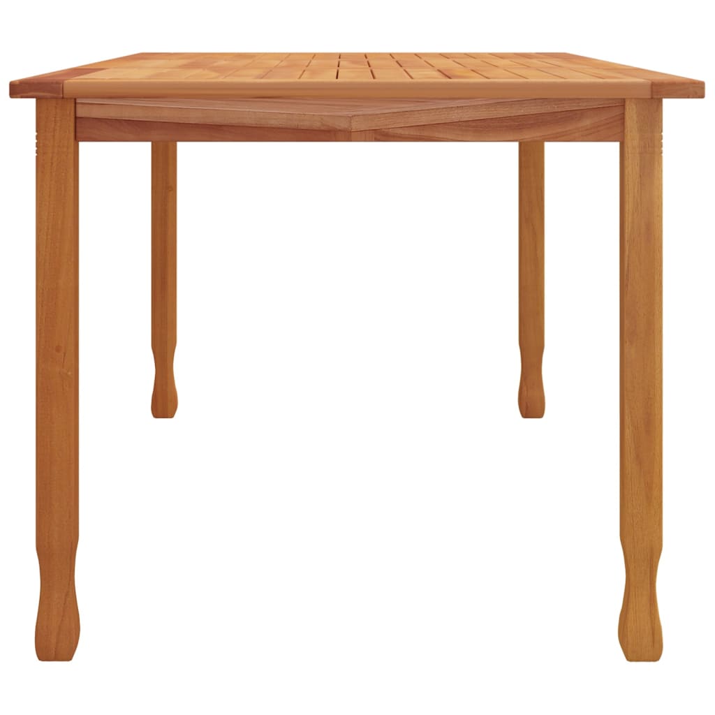 vidaXL Dining Table Rectangular Dining Room Table Furniture Solid Wood Teak-0