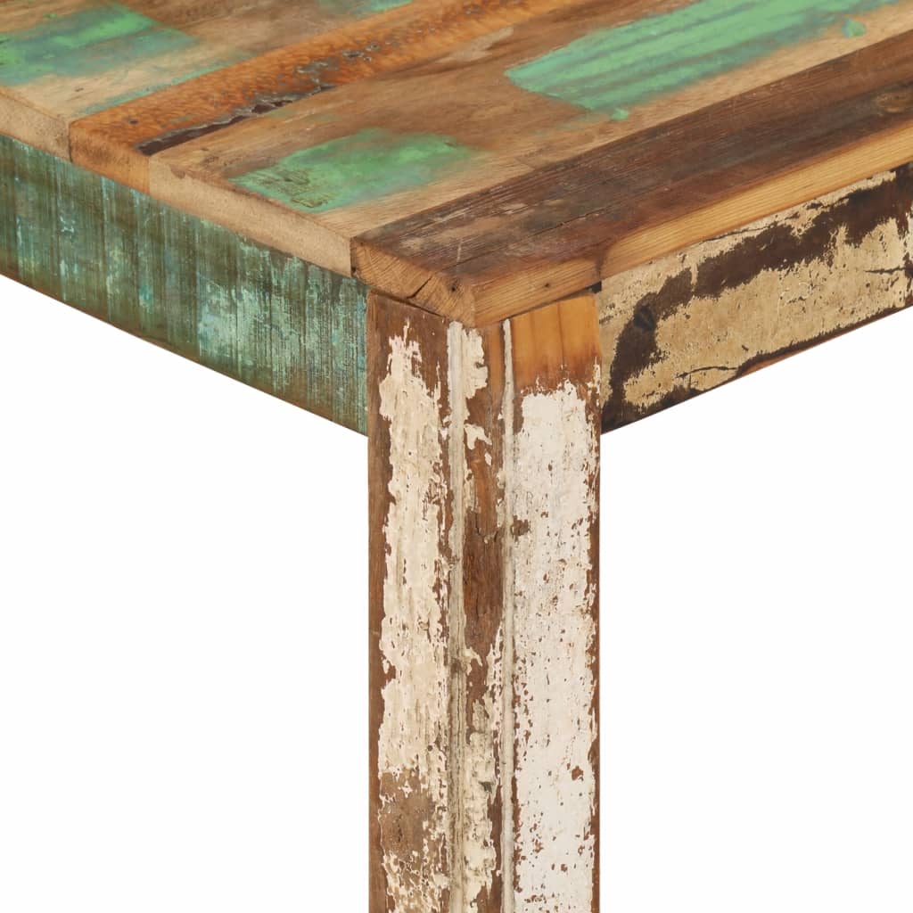 vidaXL Coffee Table 31.5"x31.5"x15.7" Solid Reclaimed Wood-2