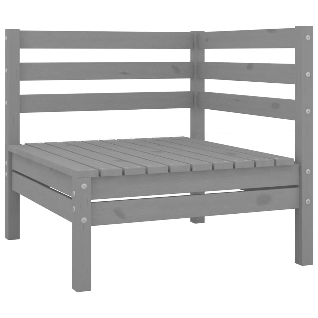 vidaXL Patio Loveseat Outdoor Patio 2-Seater Sofa for Garden Solid Wood Pine-8