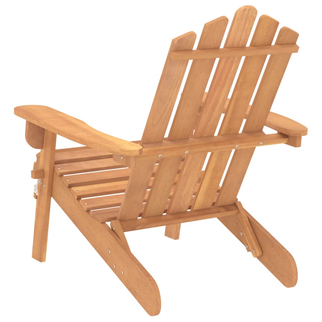 vidaXL Patio Adirondack Chair Solid Wood Acacia-3