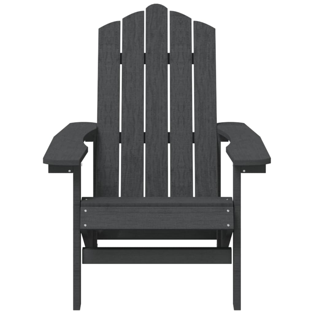 vidaXL Patio Adirondack Chair HDPE Anthracite-24