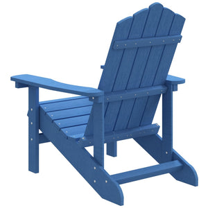 vidaXL Patio Adirondack Chair HDPE Anthracite-16