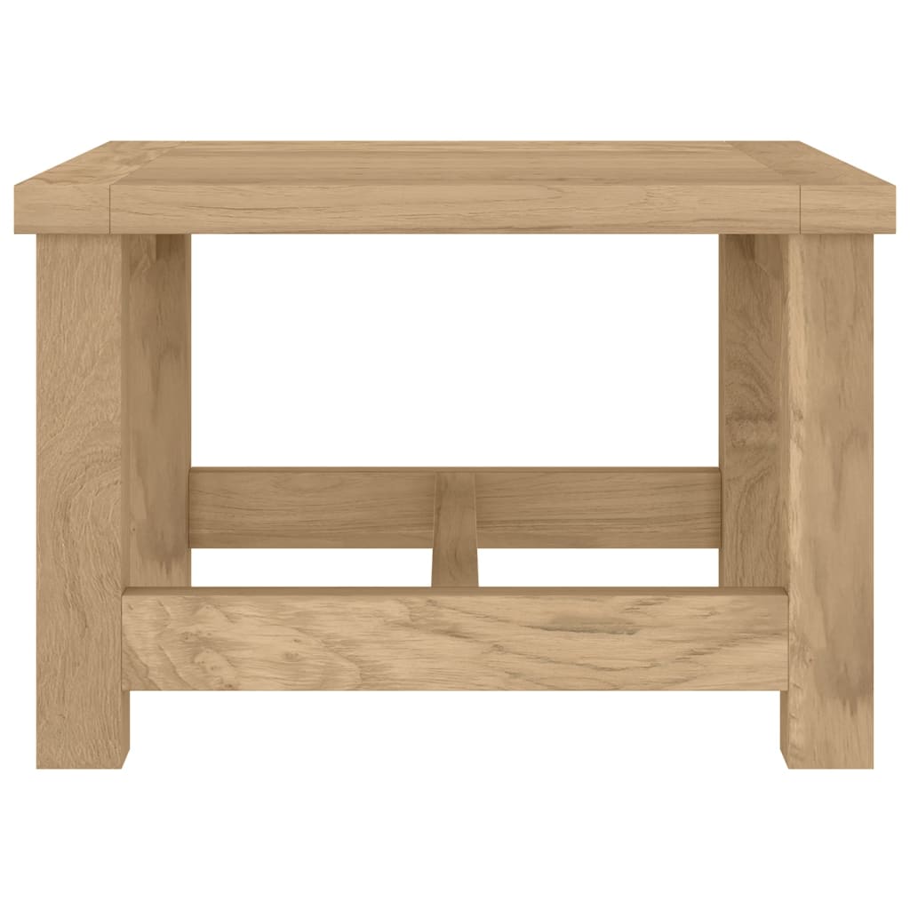 vidaXL Coffee Table 17.7"x17.7"x11.8" Solid Wood Teak-2