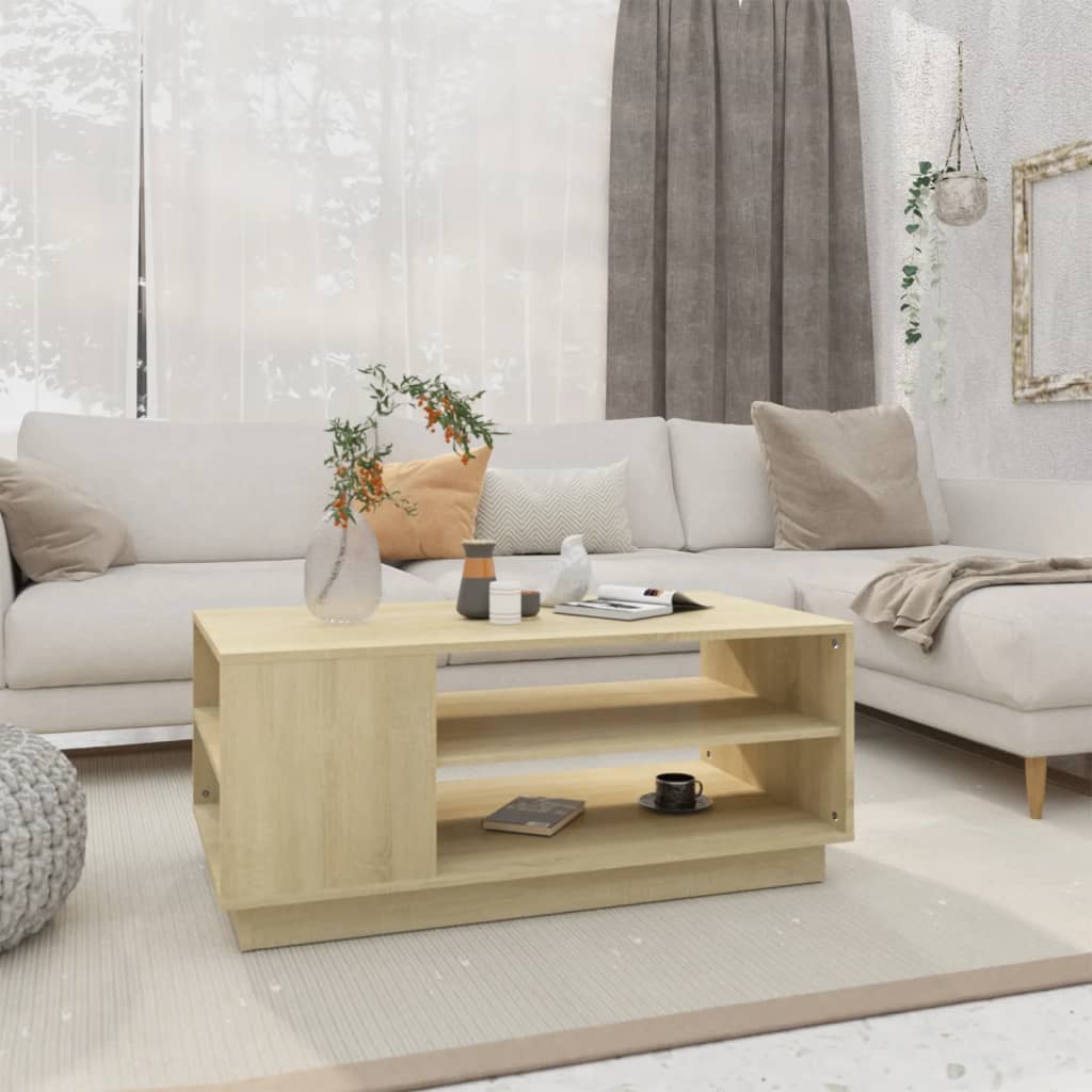 vidaXL Coffee Table End Table Sofa Table Living Room Furniture Engineered Wood-10