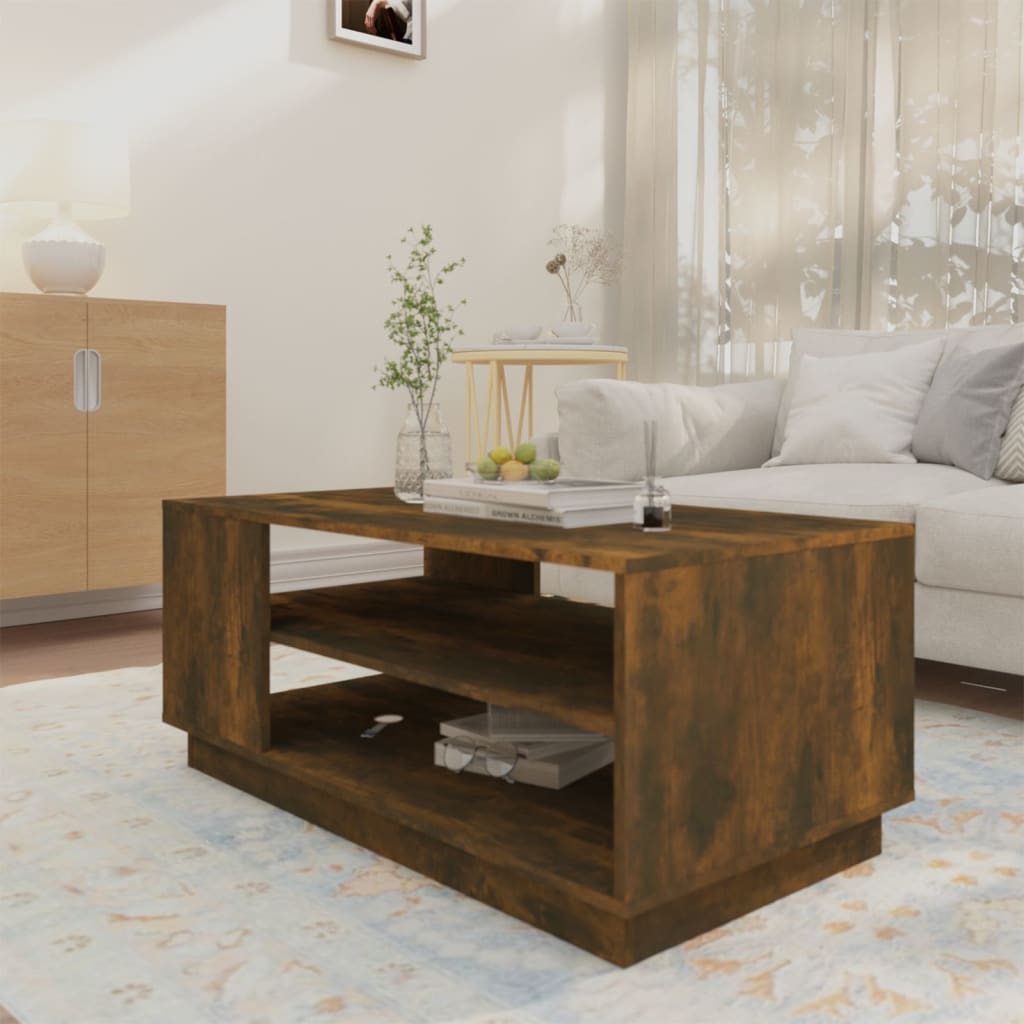 vidaXL Coffee Table End Table Sofa Table Living Room Furniture Engineered Wood-9